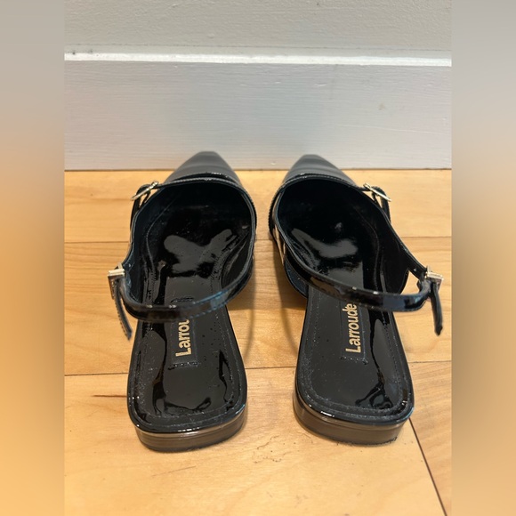 Larroude Ines Flat in Black Patent (Size 8) - Picture 7 of 11